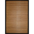 Tapete Bamboo Slim negro 160x225 cm con textura suave y diseño contemporáneo ideal para sala o recámara en espacios modernos