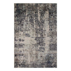 Tapete decorativo Aqualight azul/gris, alfombra moderna de polipropileno con diseño elegante ideal para sala o recámara