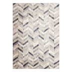 Tapete Aqua Silk formas beige 160x230 cm con textura tipo seda y diseño elegante que aporta sofisticación a espacios interiores