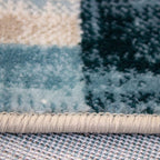 Tapete decorativo Aqua Silk líneas verdes 160x230 cm para sala o recámara, diseño moderno con textura suave y estilo minimalista