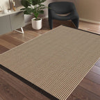 Tapete Grace 9762 beige/negro 200x290 cm con contraste elegante y diseño contemporáneo que aporta personalidad a salas o comedores