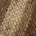 Tapete Yute Lotus white con textura natural y diseño contemporáneo ideal para sala o recámara en espacios modernos