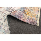 Tapete decorativo Paris 9025 rosa/morado, alfombra moderna de polipropileno con diseño elegante ideal para sala o recámara