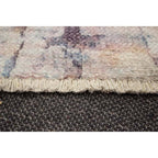 Tapete decorativo Paris 9025 rosa/morado, alfombra moderna de polipropileno con diseño elegante ideal para sala o recámara