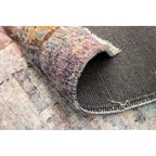 Tapete decorativo Paris 9025 rosa/morado, alfombra moderna de polipropileno con diseño elegante ideal para sala o recámara