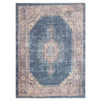Tapete Paris 9054 medallón azul con estilo clásico reinterpretado que añade elegancia y carácter a salas o recámaras