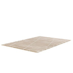 Tapete decorativo Rome beige 120x170 cm, alfombra moderna de polipropileno con diseño elegante ideal para sala o recámara