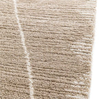 Tapete decorativo Rome beige 120x170 cm, alfombra moderna de polipropileno con diseño elegante ideal para sala o recámara