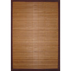 Tapete Decorativo Estera Bamboo Slim Chocolate 40X60 Cm