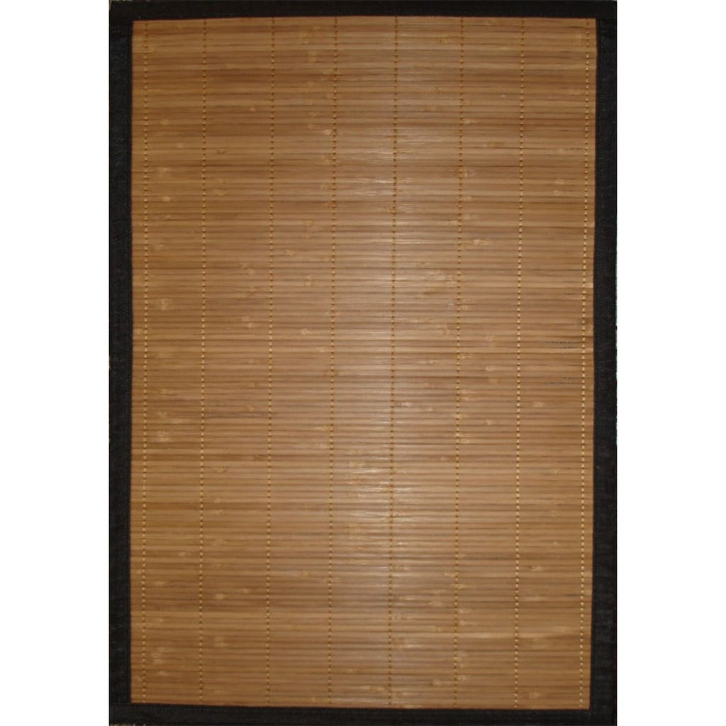 Tapete Decorativo Estera Bamboo Slim Negro 40X60 Cm