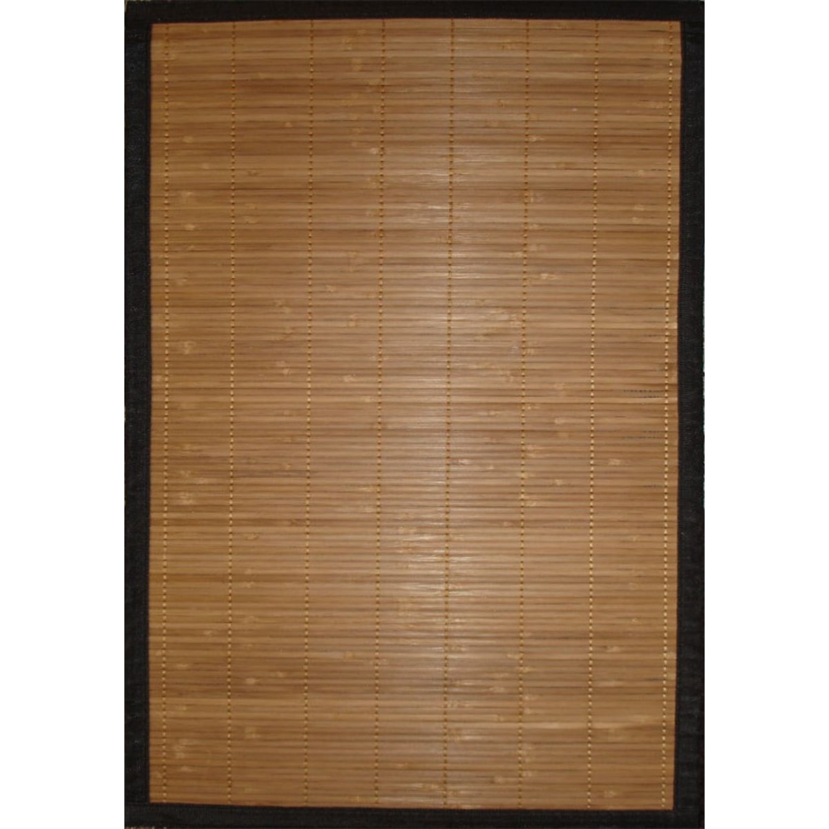 Tapete Decorativo Estera Bamboo Slim Negro 40X60 Cm