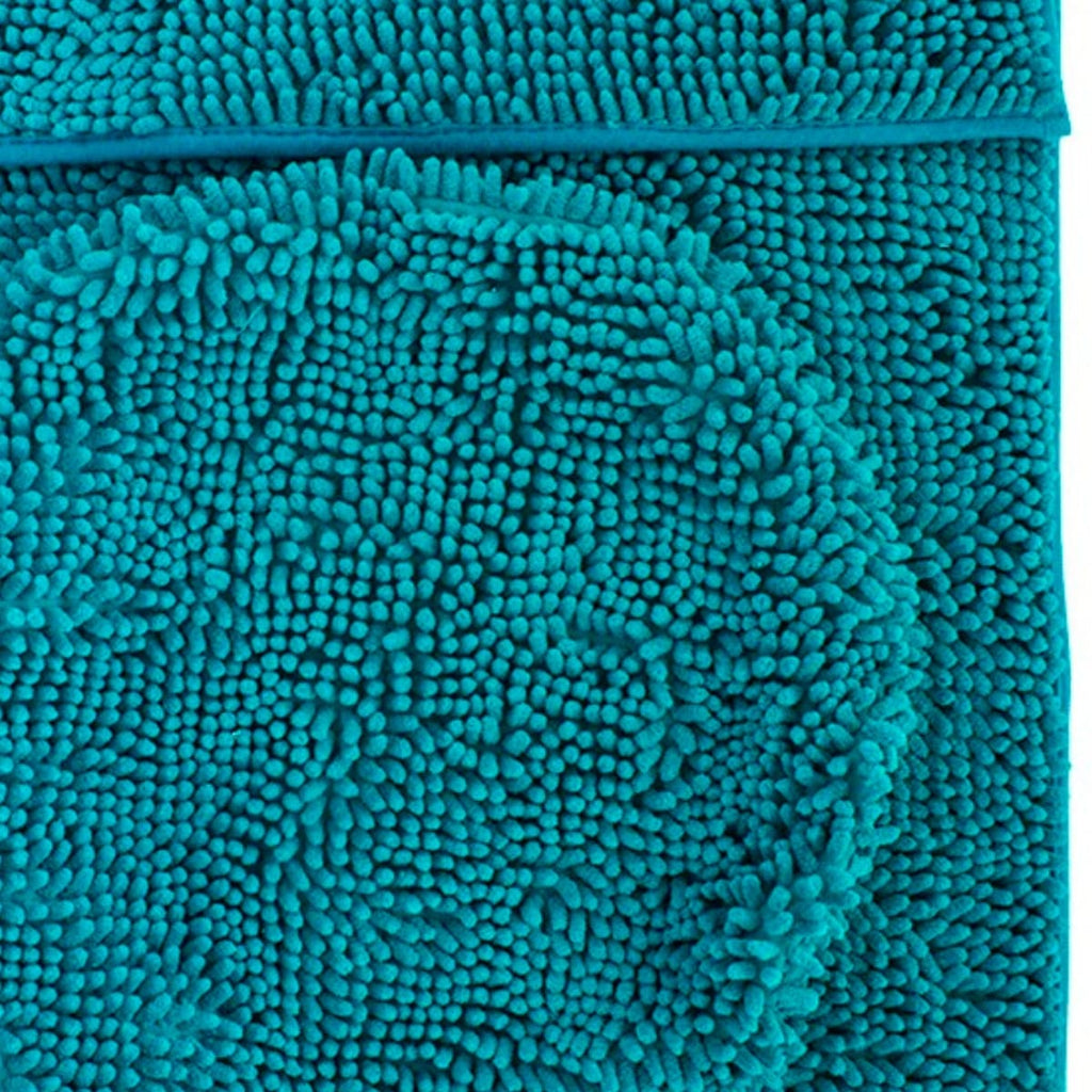 Tepete de baño set silk 3 piezas turquesa (1)