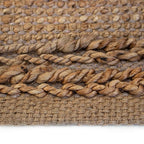 Tapete Yute Marigold líneas con textura natural y diseño contemporáneo ideal para sala o recámara en espacios modernos