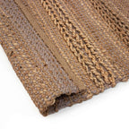 Tapete Yute Marigold líneas con textura natural y diseño contemporáneo ideal para sala o recámara en espacios modernos