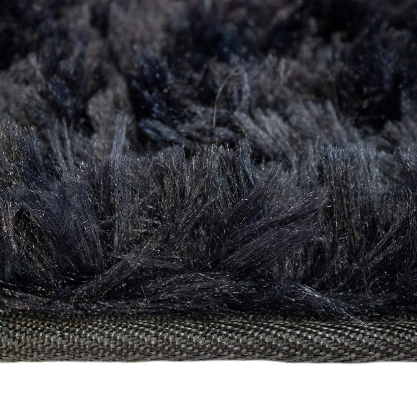 Tapete decorativo shaggy bengali negro (1) min