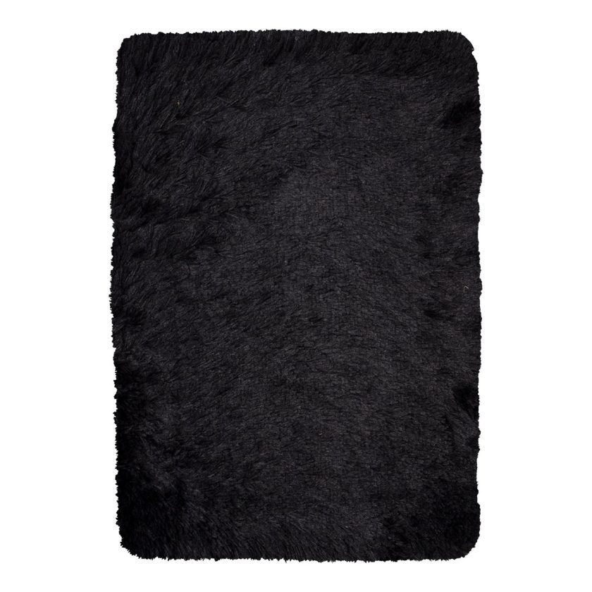 Tapete decorativo shaggy bengali negro (3) min