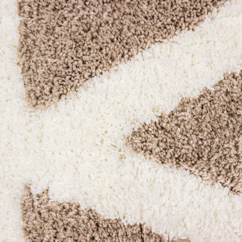Tapete decorativo shaggy supreme geometric beige (2)