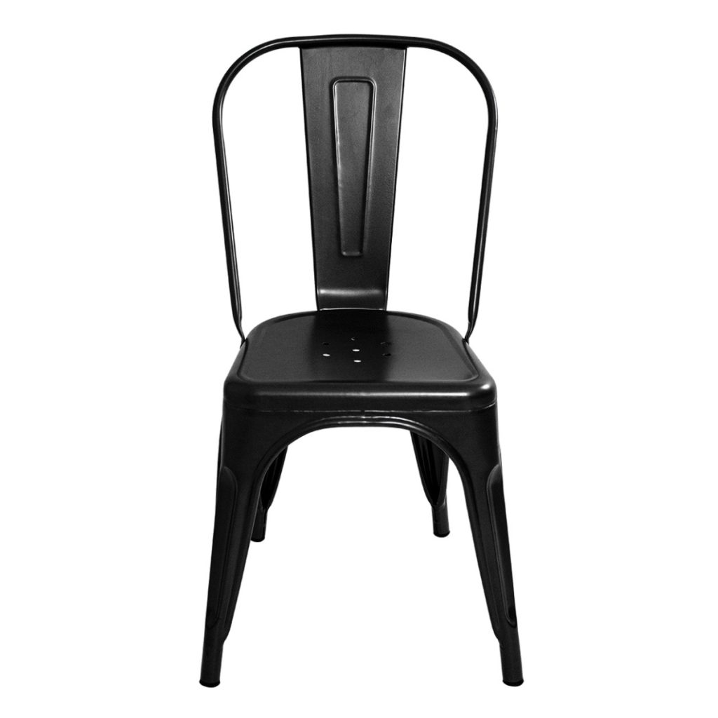 Set de 2 sillas de comedor alpes negro (4)