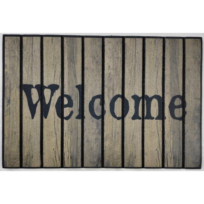 Super mat welcome wood 40x60 cm (1)