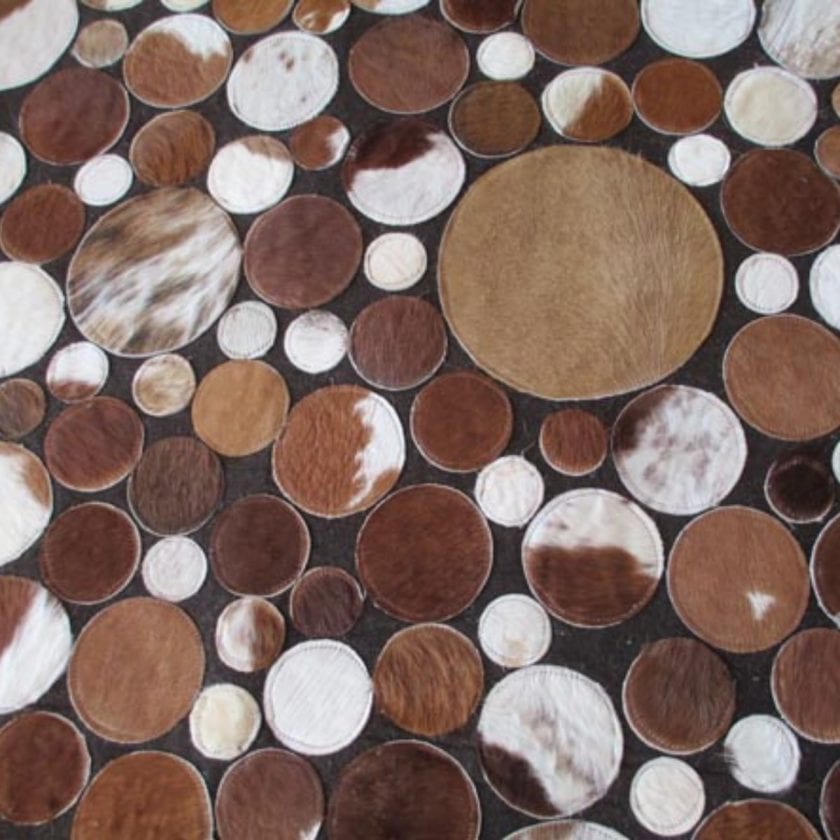 Tapete Decorativo Bazhars Leather Ring Beige140x200 Cm (2)