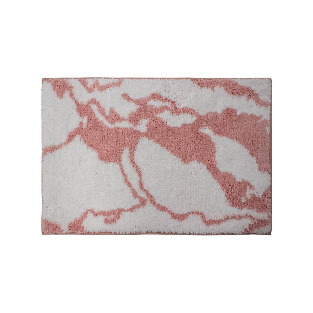 Tapete marble bath mat 40x60 cm pink (1)