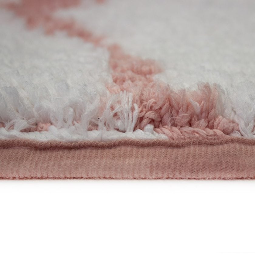 Tapete marble bath mat 40x60 cm pink (2)