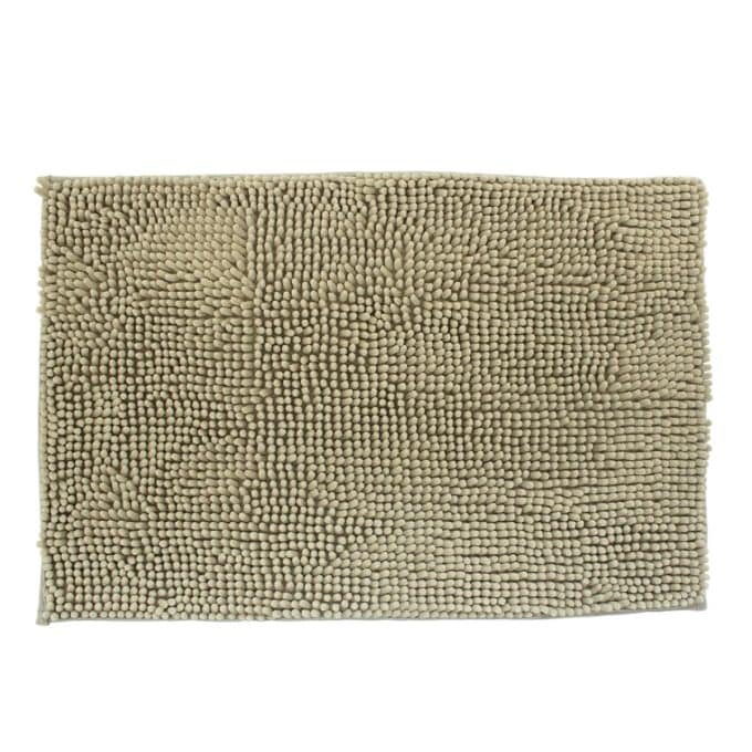 Tapete shaggy silk grey 50x80 cm (1)