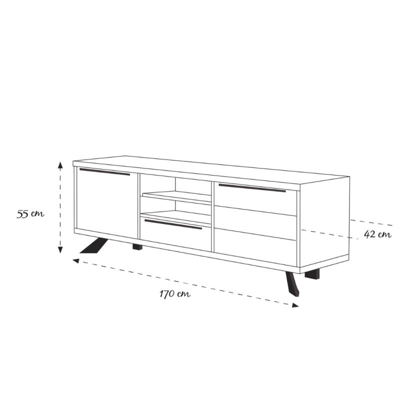Mesa de tv madrid 170x55 cm (6)