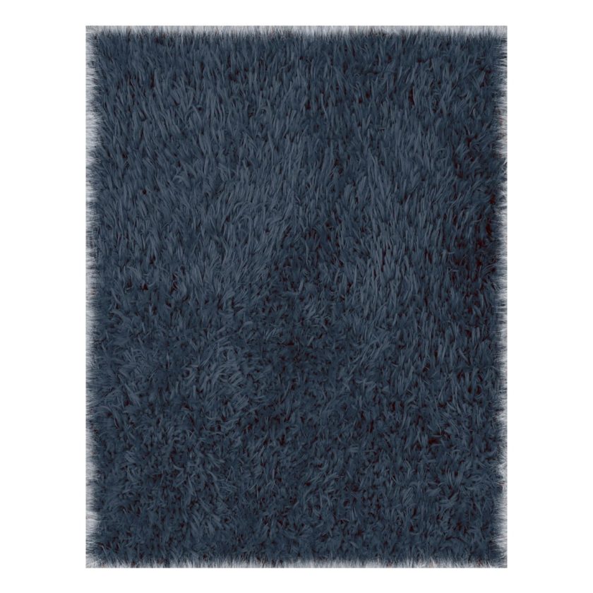 Tapete decorativo oslo shagg 120x170 cm azul (2)