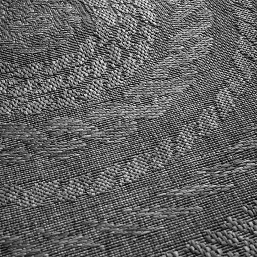Tapete decorativo timber round anthracite 160 cm (3)