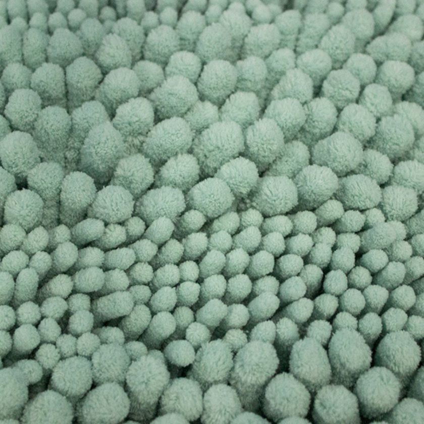 Tapete de baÑo chenille bath math 40x60 cm menta (1)