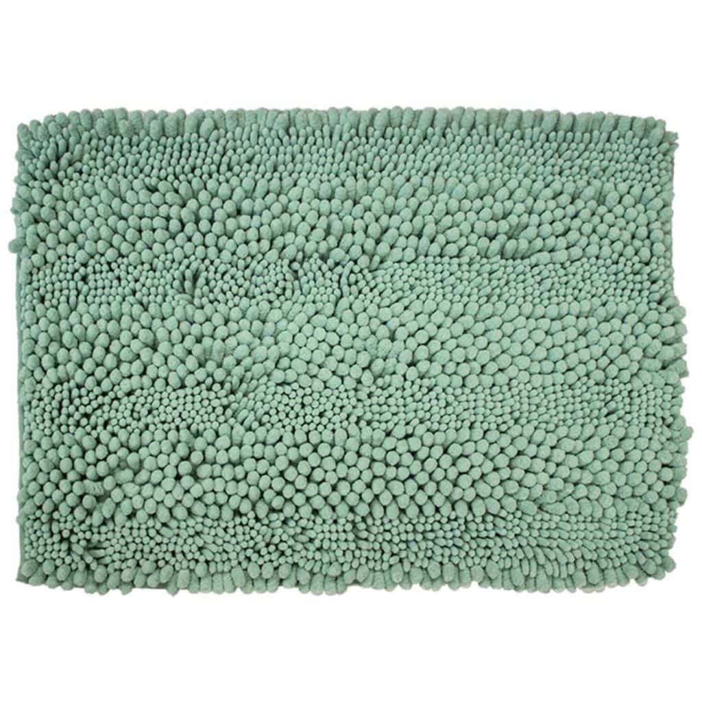 Tapete de baÑo chenille bath math 40x60 cm menta (2)