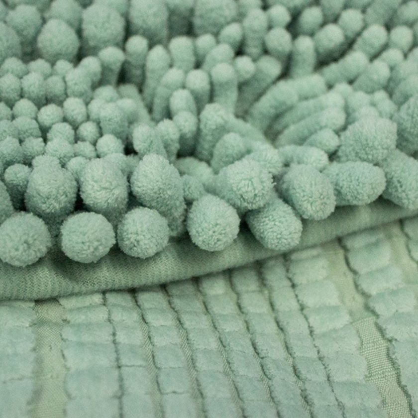 Tapete de baÑo chenille bath math 40x60 cm menta (4)