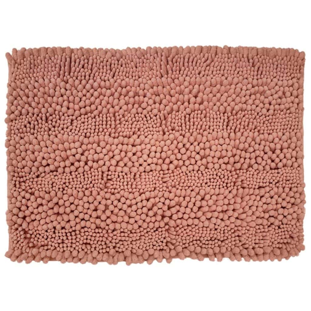 Tapete de baÑo chenille bath math 40x60 cm rosa (2)