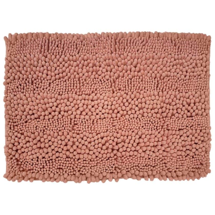 Tapete de baÑo chenille bath math 40x60 cm rosa (2)