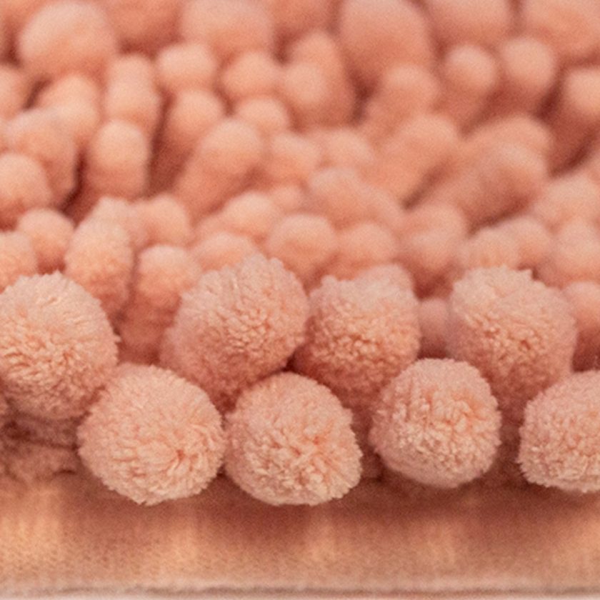 Tapete de baÑo chenille bath math 40x60 cm rosa (3)