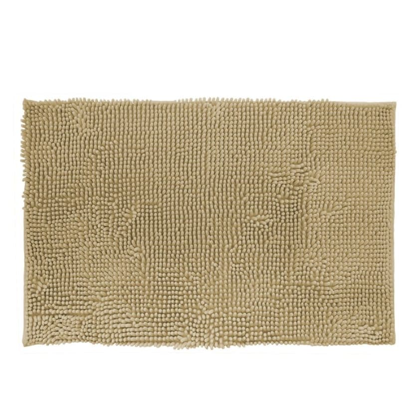 Tapete de baÑo shaggy silk beige (2)