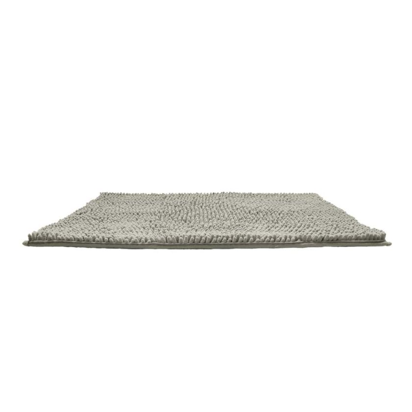 Tapete de baÑo shaggy silk grey (1)