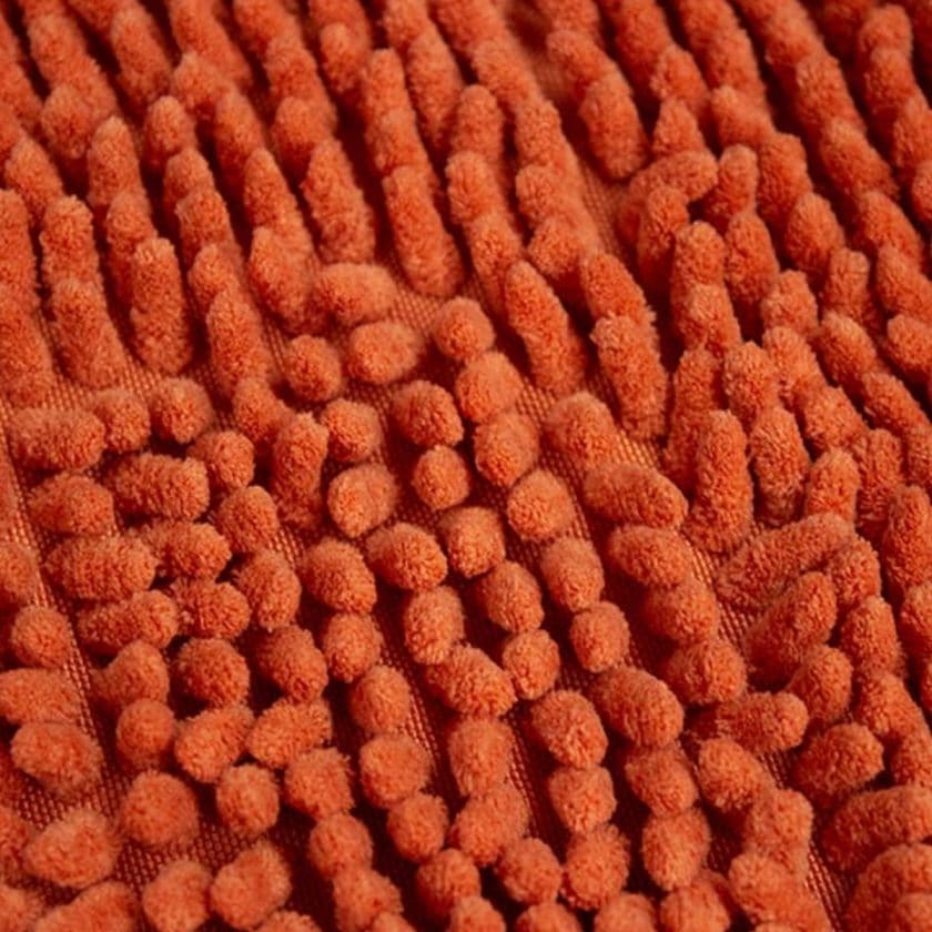 Tapete de baÑo shaggy silk terracota (2)