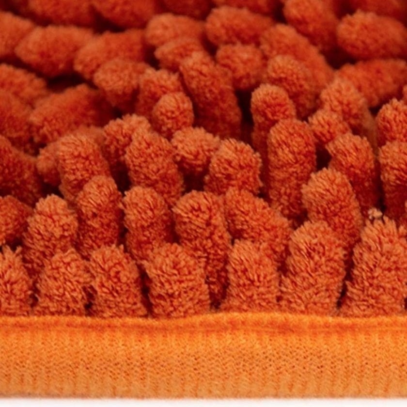 Tapete de baÑo shaggy silk terracota (3)
