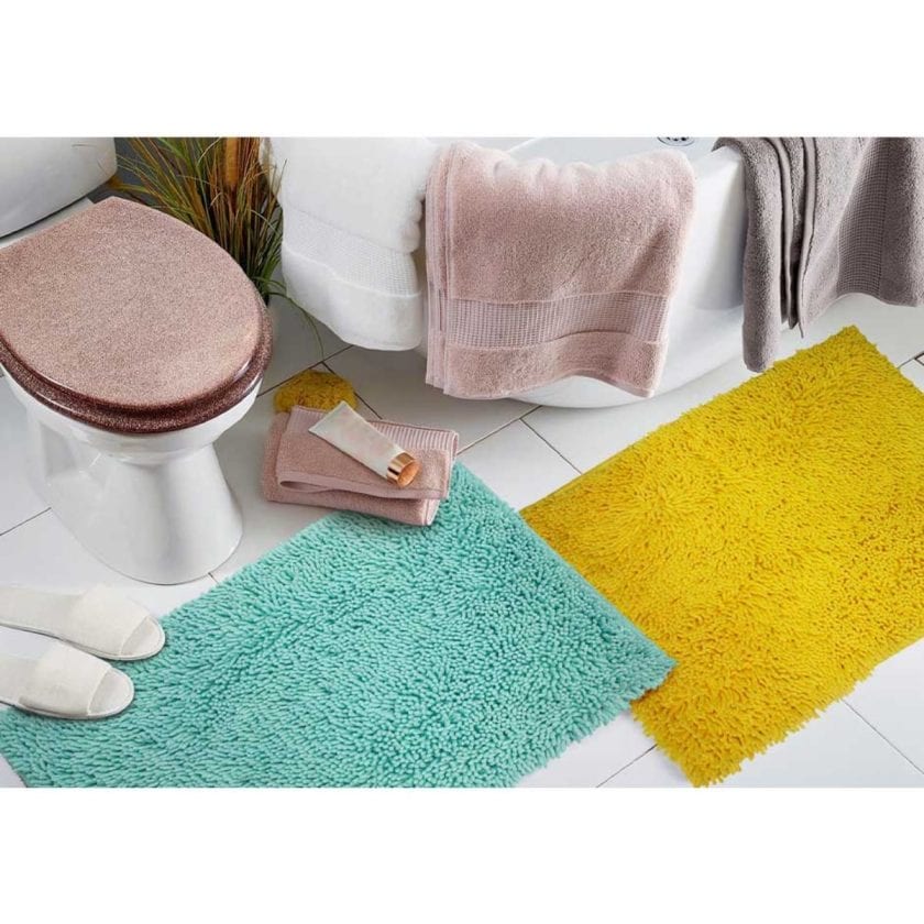 Tapete de baÑo thin 40x60 cm amarillo (1)