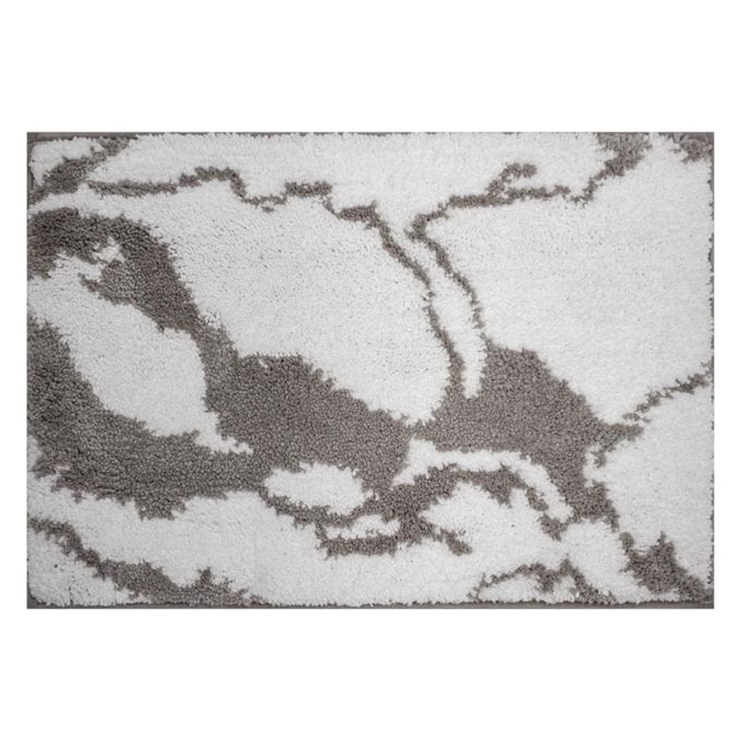 Tapete baño marble bath mat grey 40x60 cm (1)