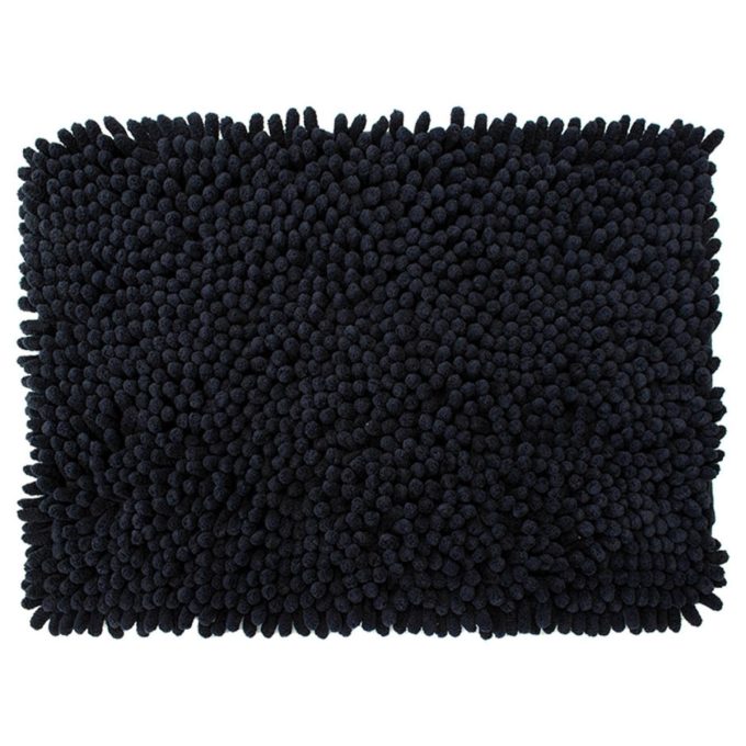 Tapete de baño coral negro (2)