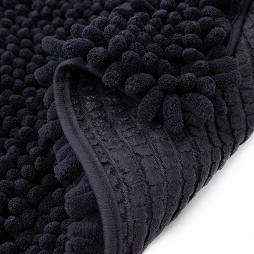Tapete de baño coral negro (5)